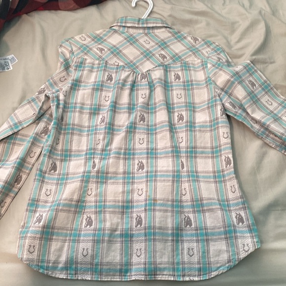 Roper Horse Print Button Up Shirt - Picture 7 of 7